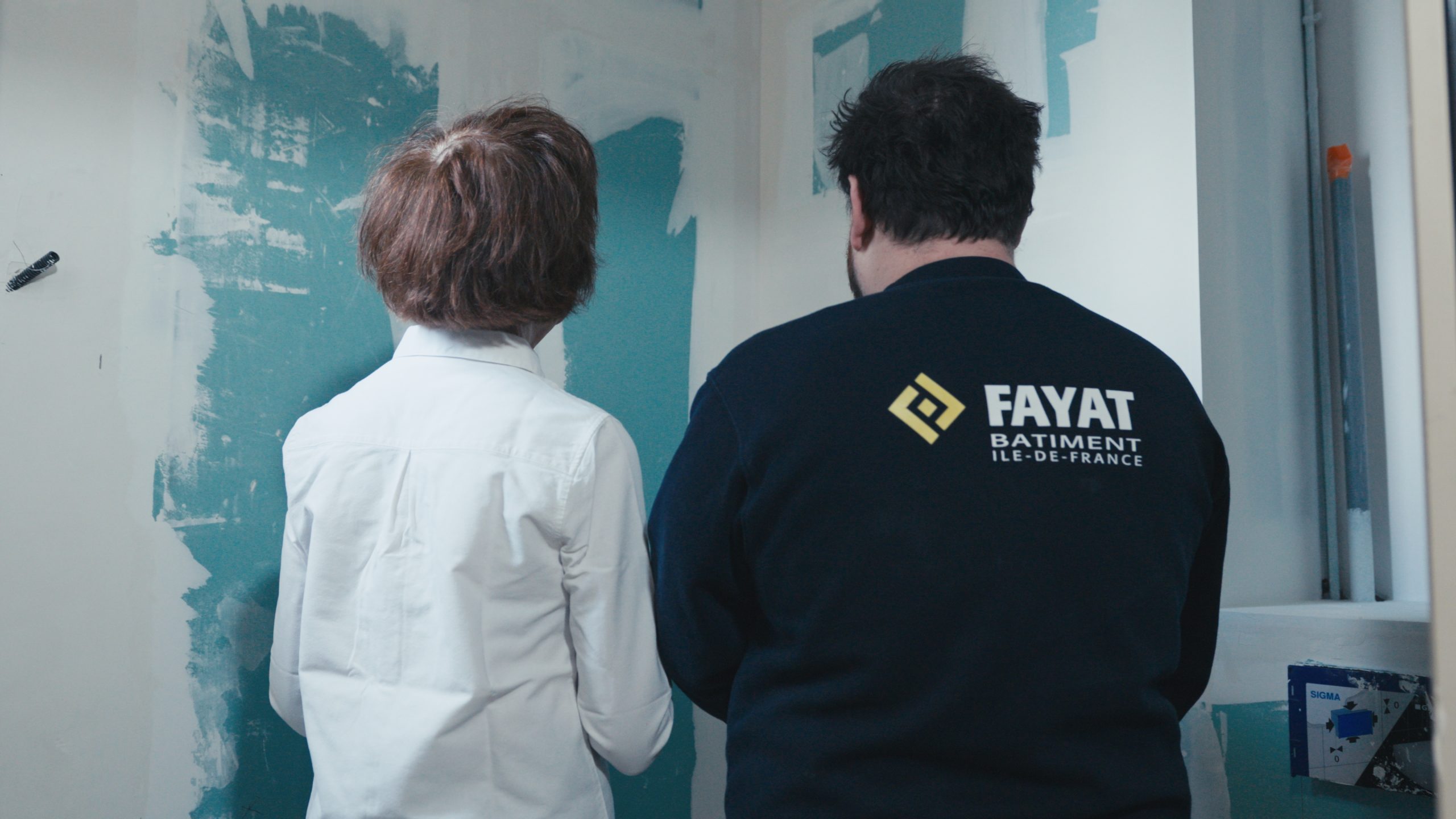 Tournage film corporate Fayat Bâtiment Île-de-France — chantier BTP, réalisation TNX Agency Paris