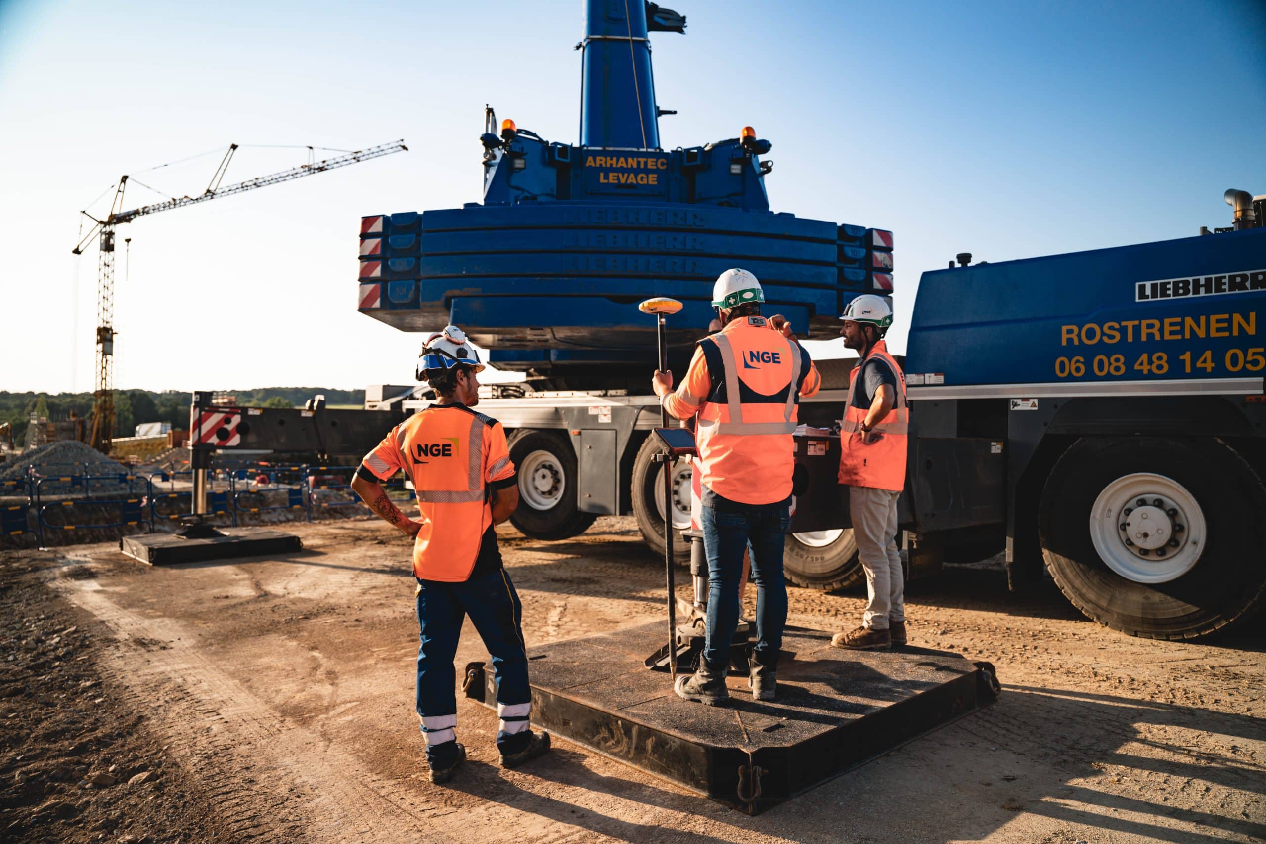 NGE — vidéo chantier BTP grand projet TNX Agency